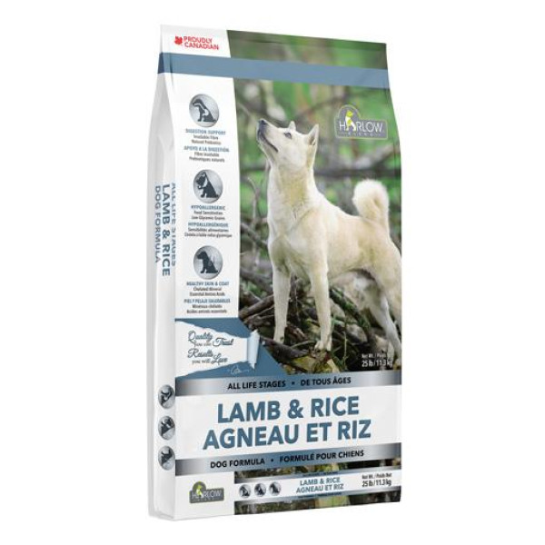 Harlow Blend 哈樂ALL LIFE STAGES Lamb & Rice for Dogs 羊肉,糙米,三文魚全犬乾糧 25lbs