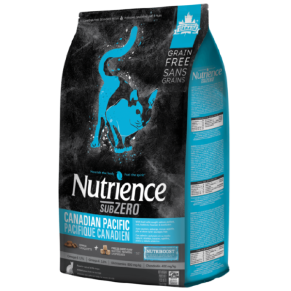 Nutrience Subzero Canadian Pacific Formula For Cats 凍乾脫水鮮三文魚、鯡魚 (七種魚)全貓配方5kg