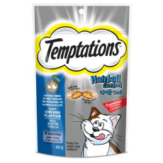 Temptations Chicken Hairball Control Cat Treats 去毛球夾心酥貓小食 60g X6