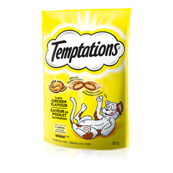 Temptations Tasty Chicken Flavor Cat Treats 貓小食火烤嫩雞口味 75gX6