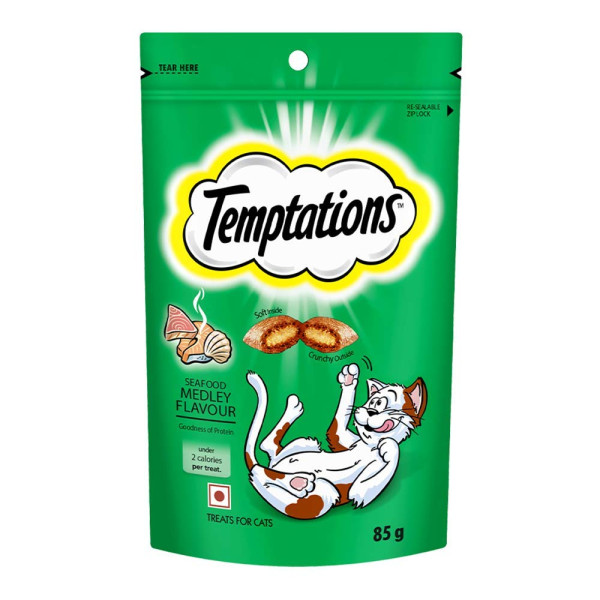 Temptations Seafood Medley Flavor Cat Treats 海鲜百匯口味貓小食 75g