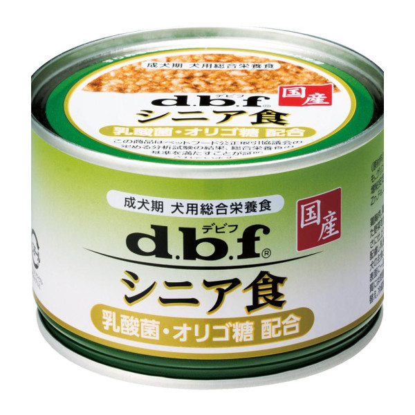 d.b.f Senior Can Food with Lactic acid bacteria / oligosaccharide combination 高老犬雞肉/菜罐 (乳酸菌+寡醣配合) 150g X24