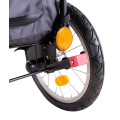 IBIYAYA Red Happy Bicycle Pet Trailer/ Stroller (Latte Color )  二代兩用寵物推/拖車2.0進化版 (榛果奶茶色)