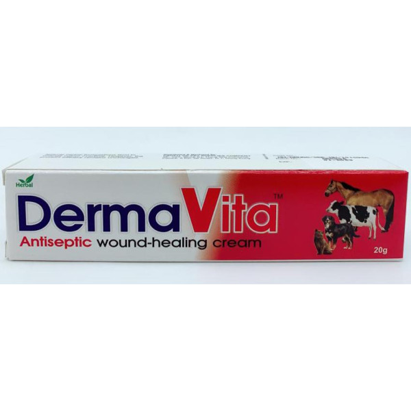 DermaVita Antiseptic Wound-Healing Herbal Skin Cream For Dogs and Cats 印度草本皮膚創傷藥膏(貓狗適用) 20g