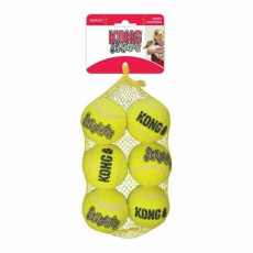 KONG Squeak Air Balls for Dogs, Size Medium (6.4cm/2.5") 發聲網球狗玩具 - 6 Pack