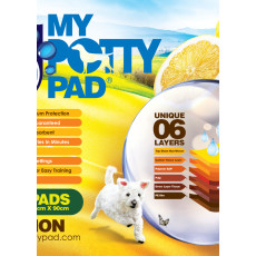 My Potty Pad Lemon Training Pad 殿堂吸寵物尿墊 (檸檬味) ​60 cm x 90cm 24片裝