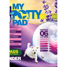 My Potty Pad Lavender Training Pad 殿堂吸寵物尿墊 (薰衣草味) ​45 cm x 60cm 50片裝 X4