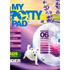 My Potty Pad Lavender Training Pad 殿堂吸寵物尿墊 (薰衣草味) ​60 cm x 90cm 24片裝