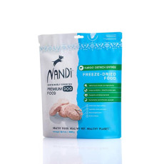 Nandi Freeze Dried Karoo Ostrich For Dogs 凍乾高原鴕鳥肉狗糧 400g