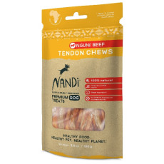 Nandi Nguni Beef Tendon Chews Treats南非煙燻牛筋小食 100g