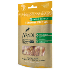 Nandi Karoo Ostrich Tendon Chews Treats南非煙燻鴕鳥筋小食 100g