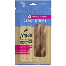 Nandi Bushveld Venison Jerky Strips Treats南非鹿肉片 150g 