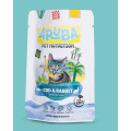 Aruba Organic Cod & Rabbit with bok choy & green lipped mussels For Cats鱈魚和兔肉配小白菜和青口貓鮮食包 70g