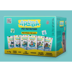 Aruba Organic Multipack for Cats 混味裝貓鮮食盒(6款口味) 6 x 70g