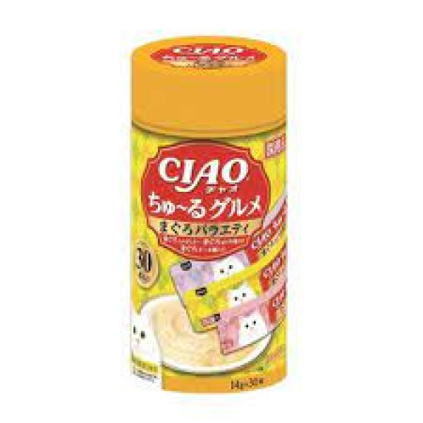  CIAO Party Pack - Tuna Set 「超奴」美食家 舌拿魚 Party   (14g x 30) 