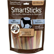 Smartsticks Peanut Butter Chews 5"Dog Treats 潔齒骨(花生醬味) 10 pack