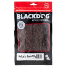BlackDog Beef Jerky Straps 高蛋白牛肉乾 150g X4