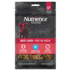 Nutrience Subzero Freeze-Dried Beef Liver Treats 凍乾脫水鮮牛肝小食 90g