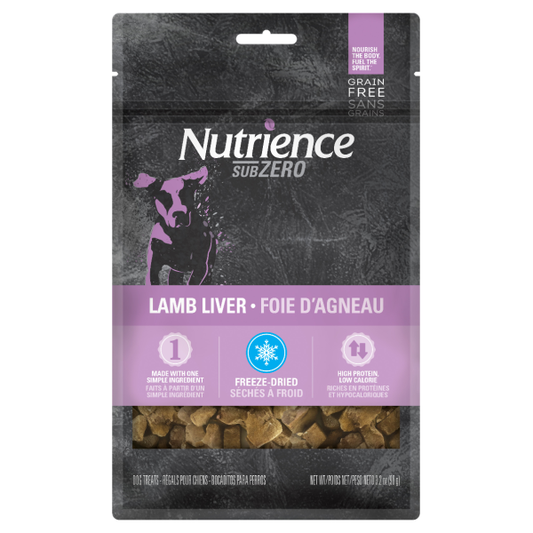 Nutrience Subzero Freeze-Dried Lamb Liver凍乾脫水鮮羊肝小食 90g X4