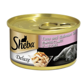 SHEBA Tuna & Salmon in Gravy Wet Food For Cats  85gX24