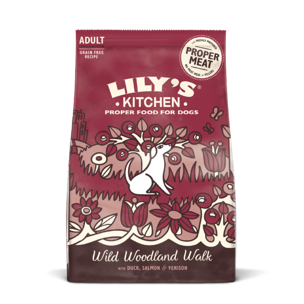 LILY’S KITCHEN Duck, Salmon and Venison Dry Dog Food 無穀物森林盛宴 犬用 2.5KG