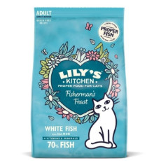 LILY’S KITCHEN White Fish & Salmon Dry Cat Food 無穀物鮮味魚肉餐 貓用 2KG