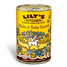 LILY'S KITCHEN Chicken & Turkey Casserole Dog Wet Food 雞肉火雞鍋 犬用主食罐 400g