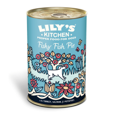 LILY'S KITCHEN Fishy Fish Pie with Peas Dog Wet Food 鮮魚肉批 犬用主食罐 400g