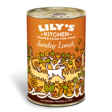 LILY'S KITCHEN Sunday Lunch Dog Wet Food 雞肉蔬菜餐 犬用主食罐 400G