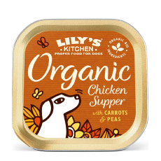 LILY'S KITCHEN Organic Chicken Supper Wet Food for Dogs 有機鷄肉特餐 犬用  (150g)