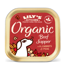 LILY'S KITCHEN Organic Beef Supper Wet Food for Dogs 有機牛肉特餐 犬用  (150g)