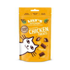 LILY'S KITCHEN Grain Free Chicken Treats for Cats 無穀物天然貓小食 鬆脆鷄肉粒 60g 