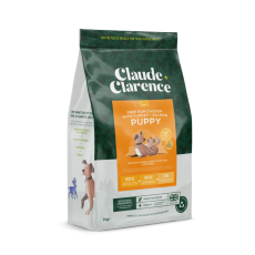 Claude + Clarence Grain Free Puppy Food - Free Run Chicken Turkey Salmon - 無穀物幼犬乾糧 - 放養雞肉火鷄三文魚 2kg x4