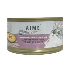 Aime Kitchen Chicken with Tuna For Senior Cats 雞肉煮吞拿魚老貓專用配方 75g