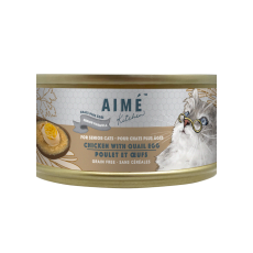 Aime Kitchen Chicken with Quail egg For Senior Cats 雞肉煮鵪鶉蛋老貓專用配方 75g