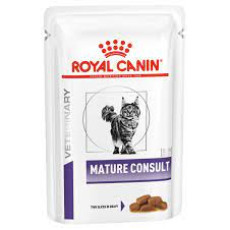 Royal Canin Vet Care Feline Mature Consult in Gravy Pouch 高齡貓配方肉汁濕糧 85g X12
