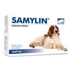 VetPlus Samylin Hepatic Protector for Medium Breed 適肝能((11KG-30KG中型犬) 肝臟補充丸 30粒﻿