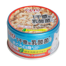 CIAO 100b Lactobacillus Tuna and Tuna Soup Wet Cat Food 「1千億個乳酸菌」吞拿魚+吞拿魚湯貓罐 85g