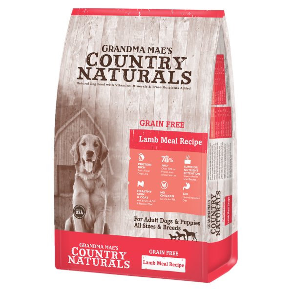 Country Naturals Grain Free Lamb Recipe for Dogs 無穀物羊肉防敏全犬種配方14lbs