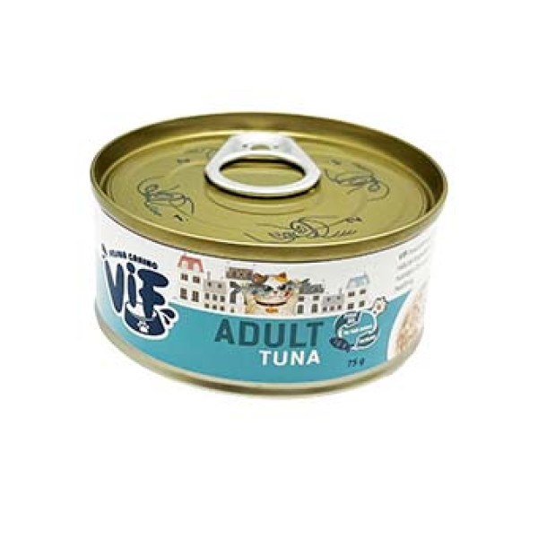 VIF Feline Adult Tuna in Gravy 吞拿魚配方鮮味貓罐 75g 