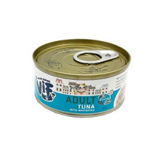 VIF Feline Adult Tuna with White Fish in Gravy 吞拿魚配白魚鮮味貓罐 75g 