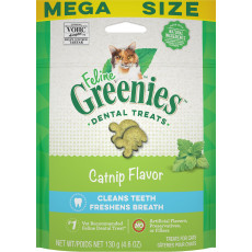 Greenies Feline Dental Treats - Catnip Flavor貓草味潔牙粒 4.6oz 