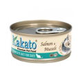 Kakato Salmon & Perna Mussels For Cats  三文魚、翡翠貽貝貓主食罐頭70g