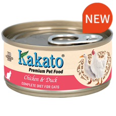 Kakato Chicken and Duck For Cats 雞肉、鴨肉貓主食罐頭70g