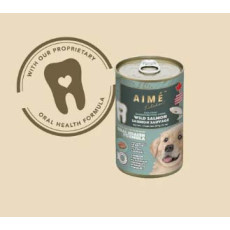 Aime Kitchen Oral Health Wet Food Wild Salmon For Dogs 野生三文魚護齒配方狗罐頭 400g