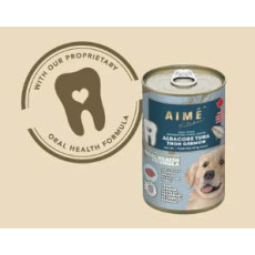 Aime Kitchen Oral Health Wet Food Albacore tuna For Dogs 長鰭吞拿魚護齒配方狗罐頭 400g X12