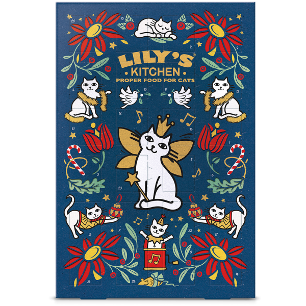 LILY'S KITCHEN Advent Calendar for Cats 聖誕倒數曆(含貓小食) 42g