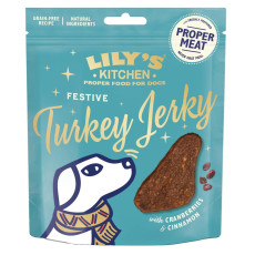 LILY'S KITCHEN Christmas Turkey Jerky for Dogs (Christmas Limited Edition)聖誕火雞脆片犬用 (聖誕限量發售) 70g 