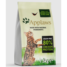 Applaws Complete Dry Adult Chicken with Lamb For Cats 成貓乾糧雞肉&羊肉配方 7.5kg