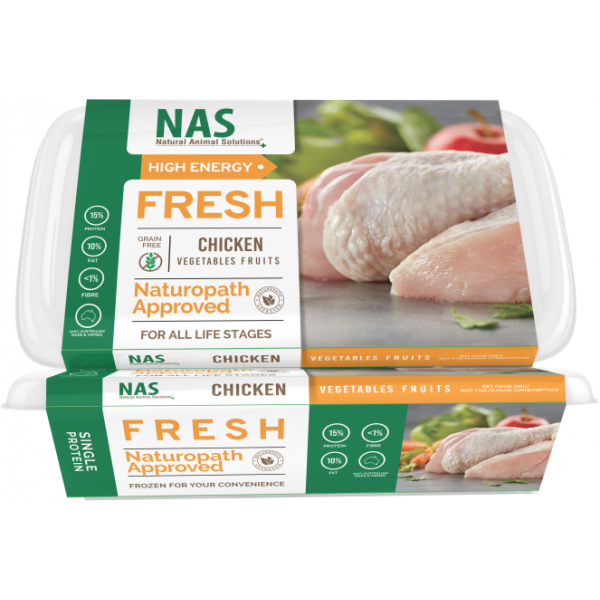 Natural Animal Solutions Fresh Raw Chicken For Cats 澳洲天然食材製成優質急凍雞肉貓糧 450g  X12